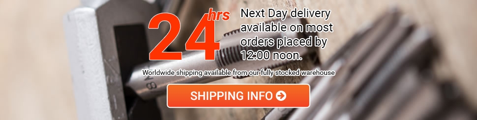 M10 X 1mm Metric Tap Set – Tungsten Steel, Taper & Plug, Right Hand Thread, AB Tools TD020
