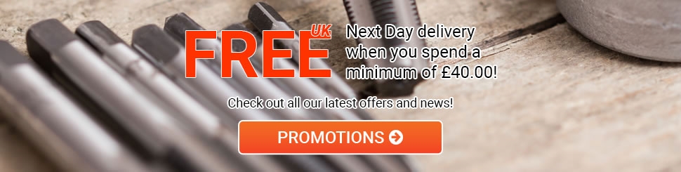 Free Next Day Delivery when you spend a minimum of £25